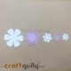 Dies - Metal - 3D Flowers #5 - Set of 5