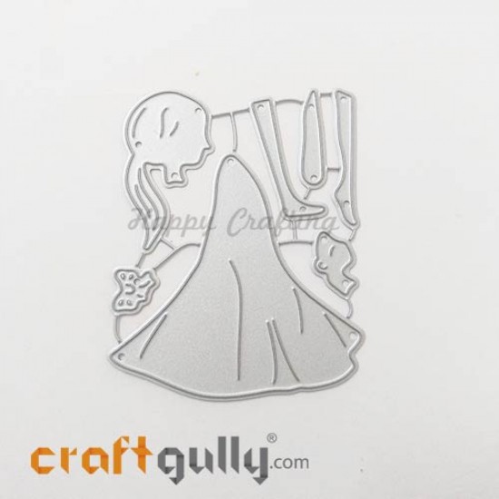 Thin Cut Dies - Silhouette Girl - Set of 7