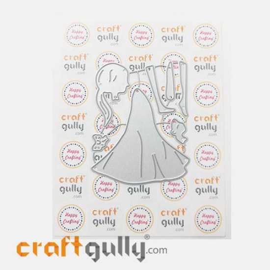 Thin Cut Dies - Silhouette Girl - Set of 7