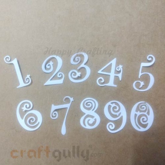 Thin Cut Dies - Numbers - Set of 10