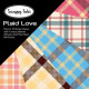Pattern Papers 6x6 - Plaid Love - Pack of 10