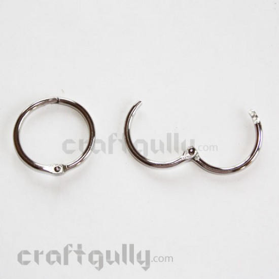 Metal Book Binding Rings - 25mm - Pack of 10