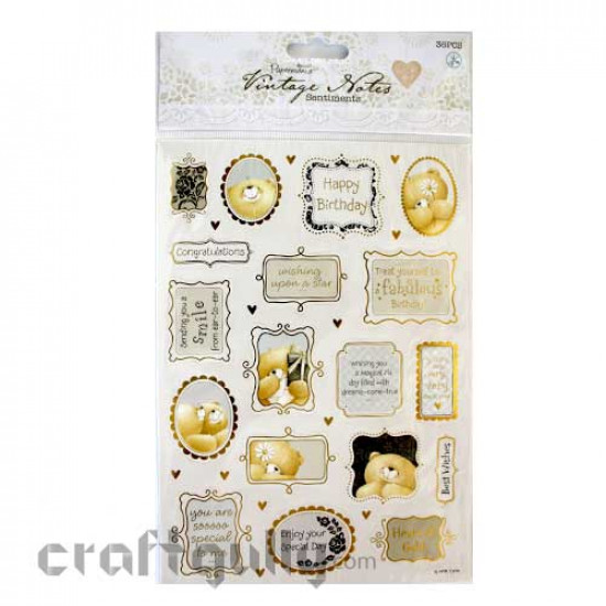 PaperMania Vintage Notes #4 - Special Wishes Sentiments