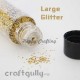 Glitter Large - Dark Gold - 30ml