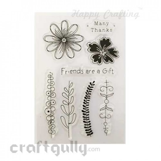 Clear Stamps #10 - 4x6 Inch - Many Thanks