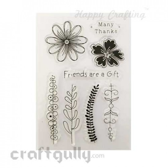 Clear Stamps #10 - 4x6 Inch - Many Thanks