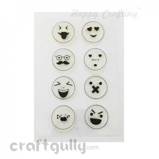 Clear Stamps #12 - 4x6 Inch - Emoji