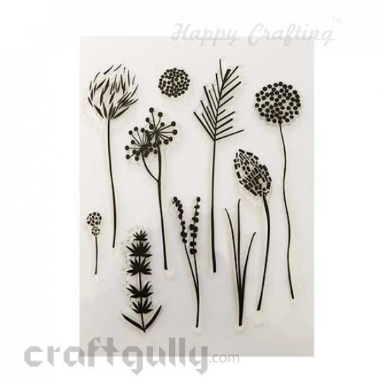 Clear Stamps #17 - 6x8 Inch - Dandelions & More
