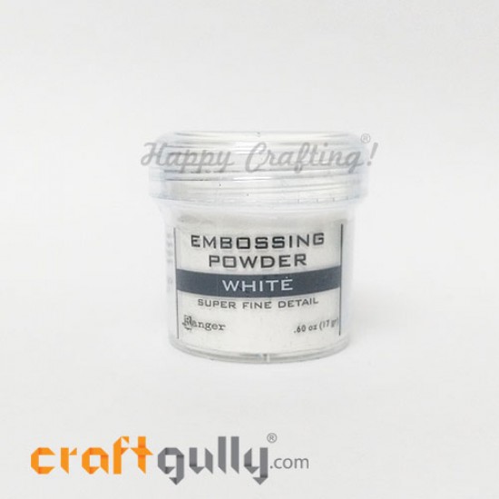 Embossing Powder - Rangers White Super Fine Detail - 0.60oz