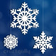 Free Paper Snowflakes eTemplate