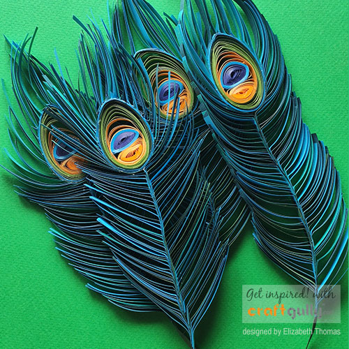 Diy How to make Easy Paper Peacock Feather 